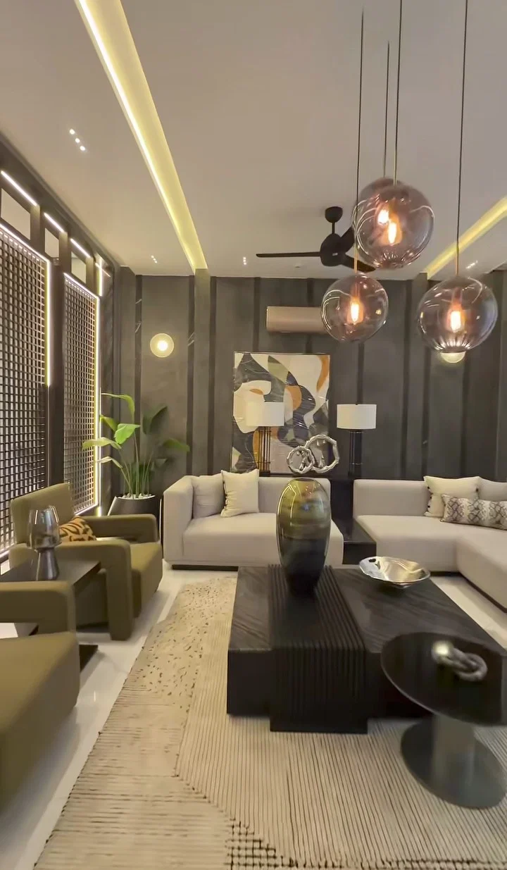 Living room renovation service in Lucknow modern interior design