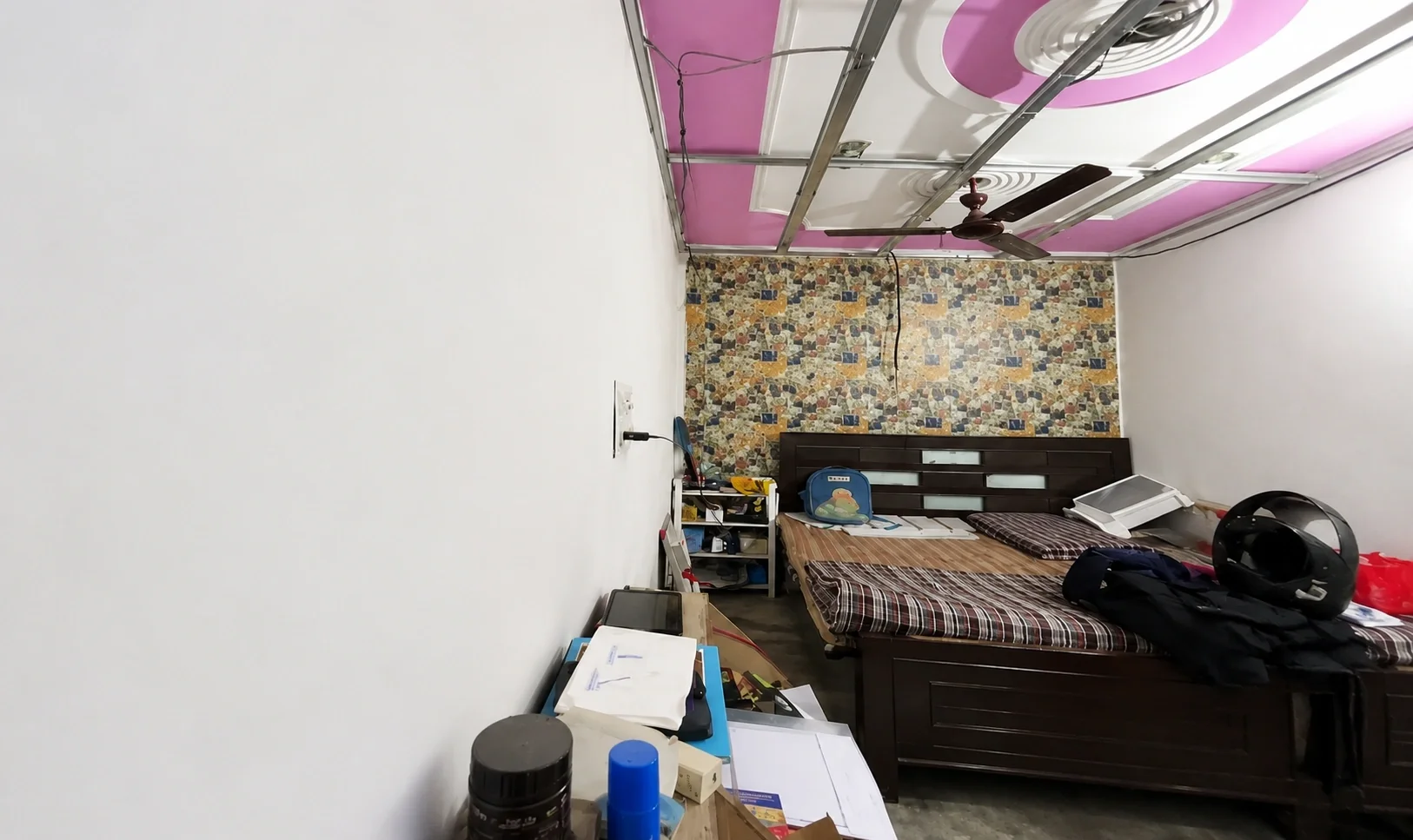 Ceiling before false ceiling pop work in Lucknow