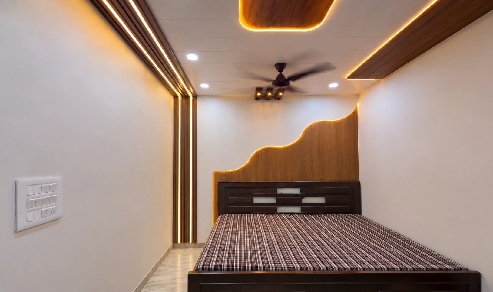 Ceiling after false ceiling pop work in Lucknow