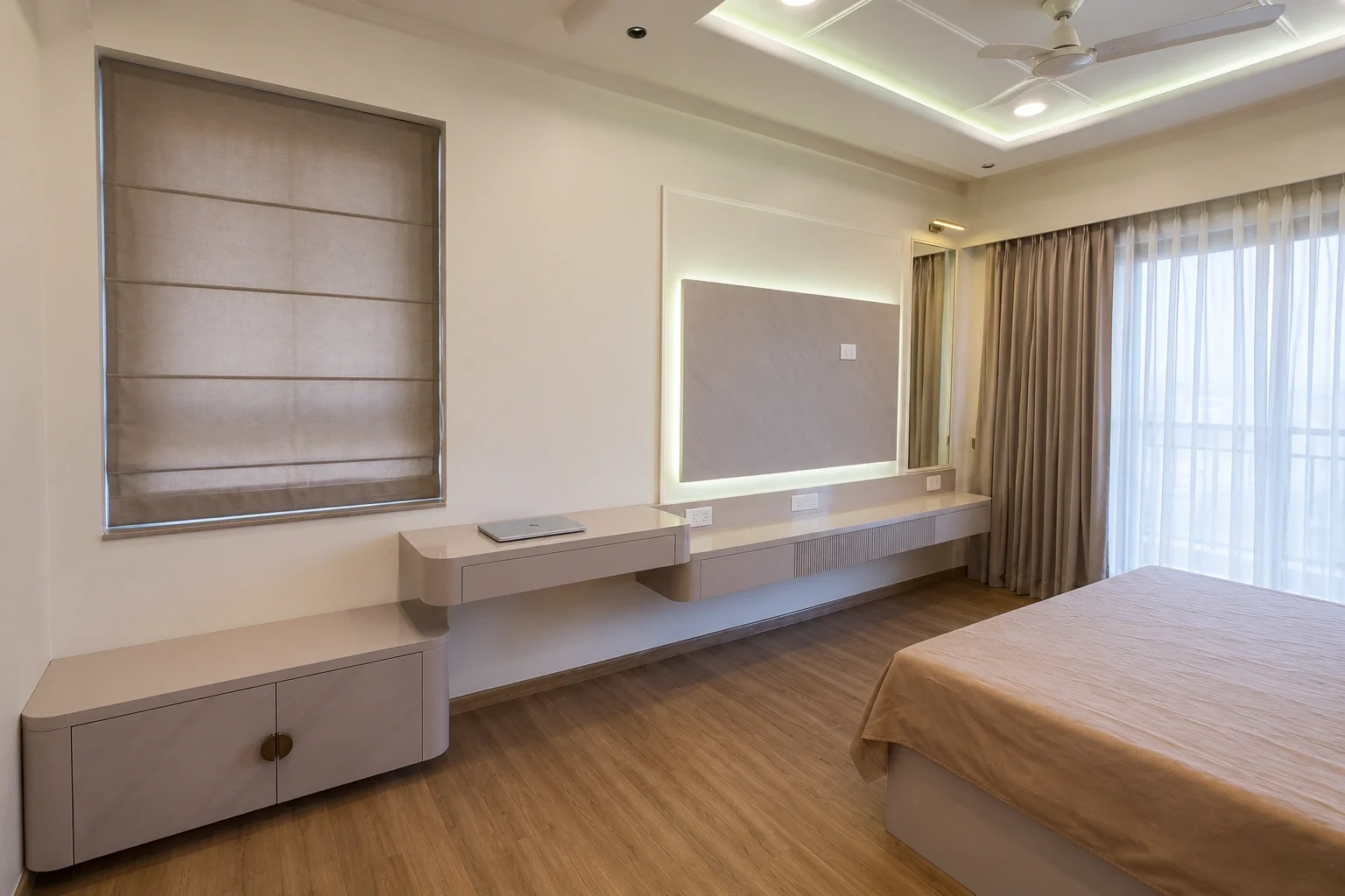 Room after interior work in Lucknow
