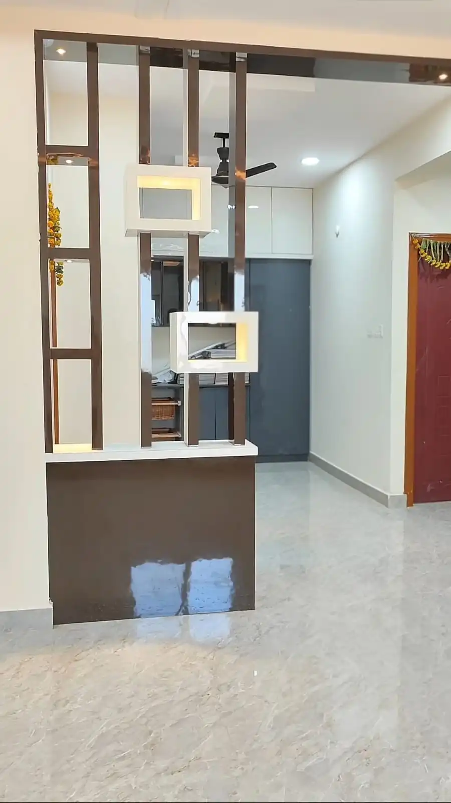 Luxury living room interior design execution in Lucknow