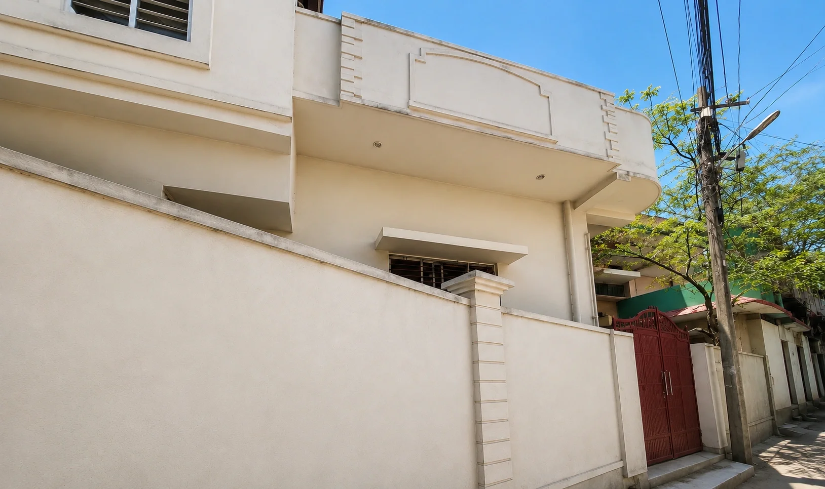 House before Painting work in Lucknow