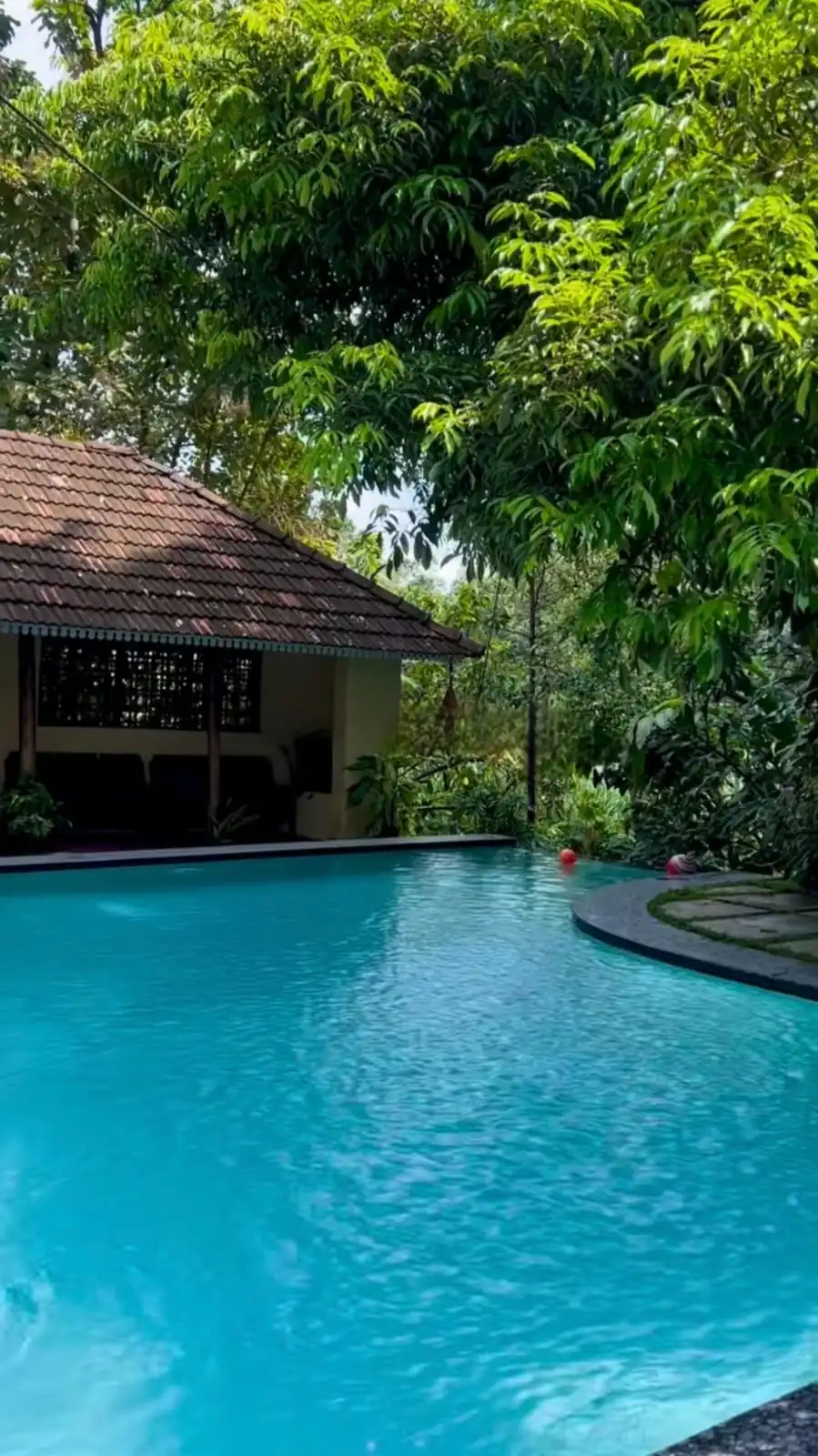 Infinity swimming pool design and construction project in Lucknow