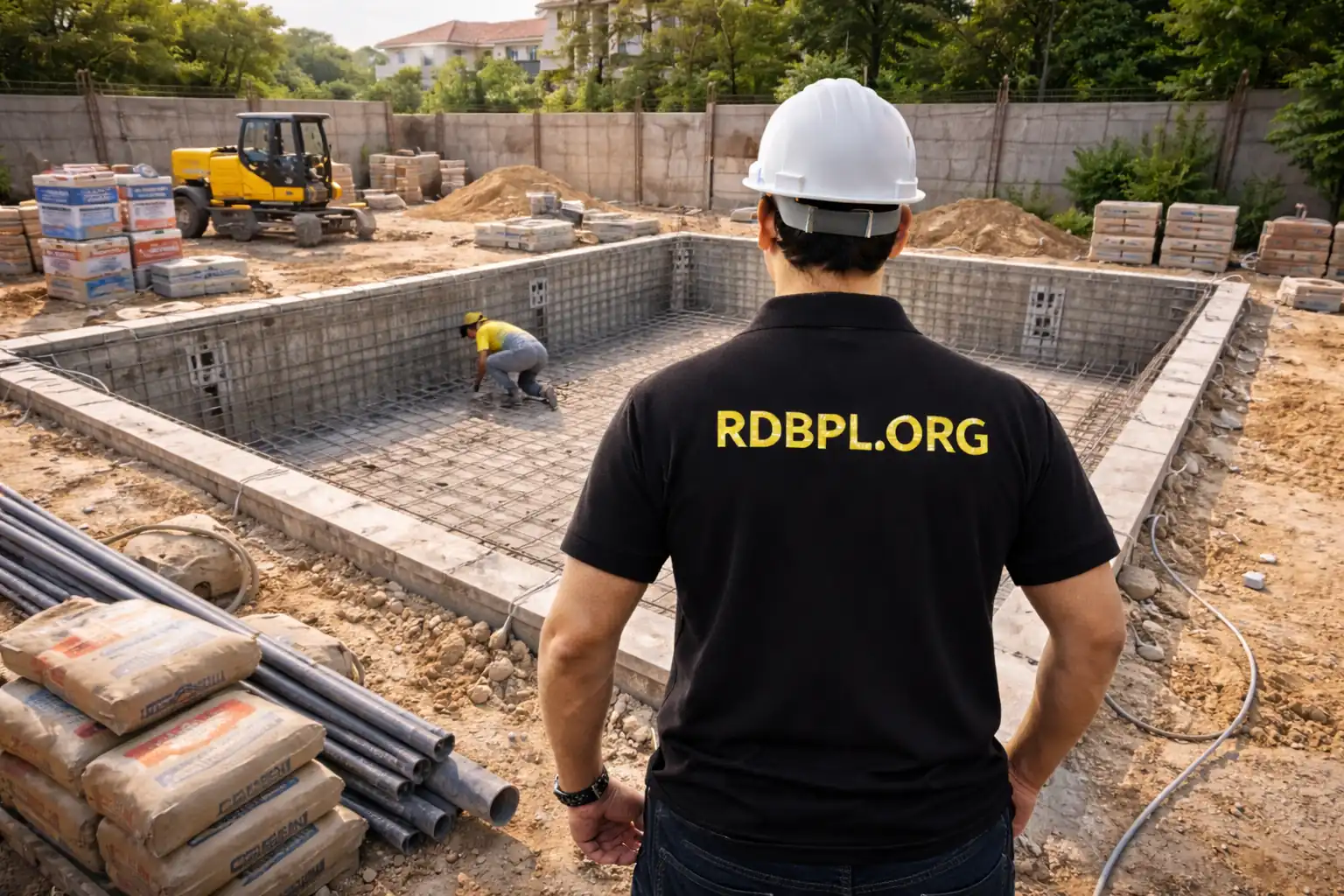 Swimming pool construction and fountain installation service in Lucknow for villas and resorts