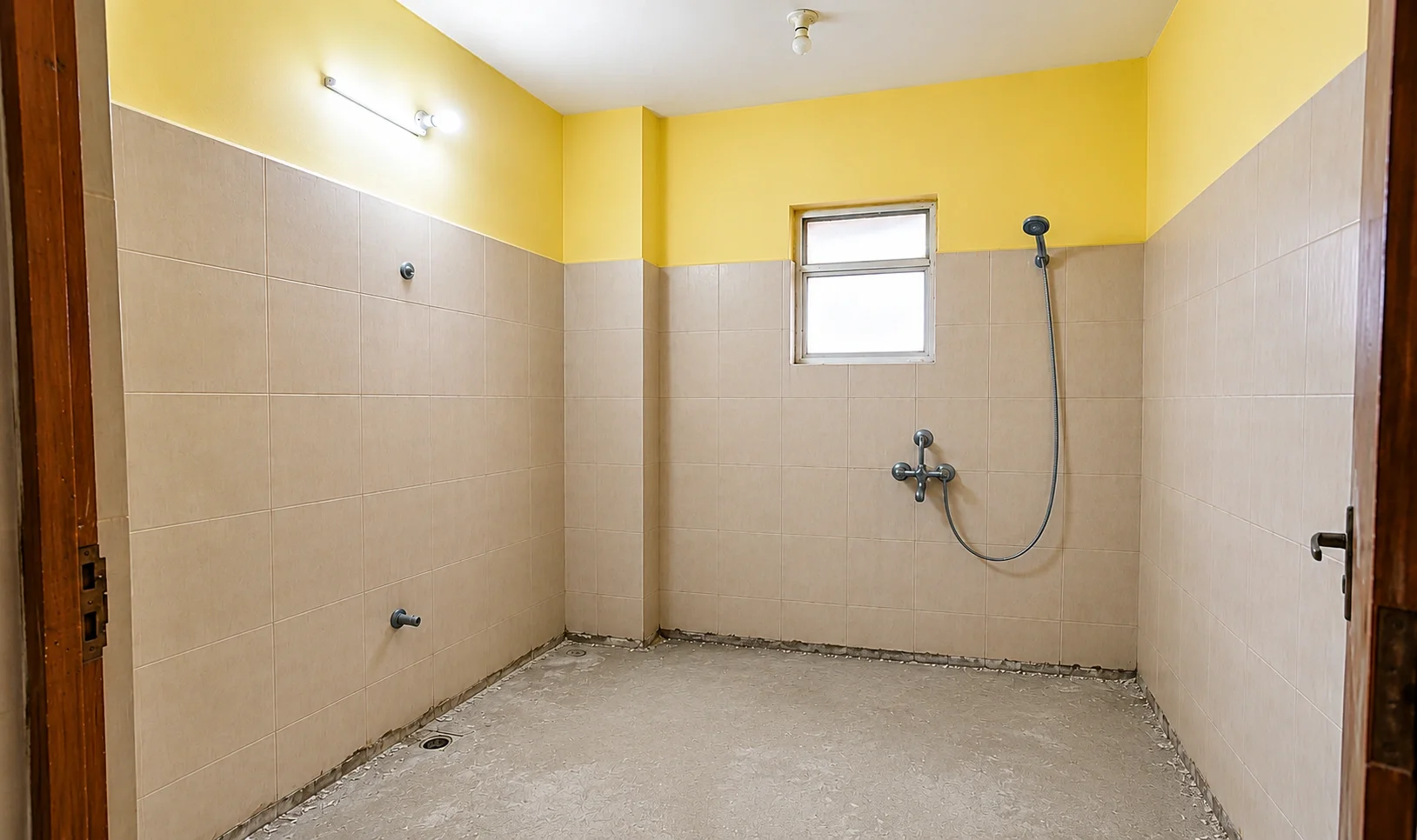  Bathroom before tiles flooring  work in Lucknow